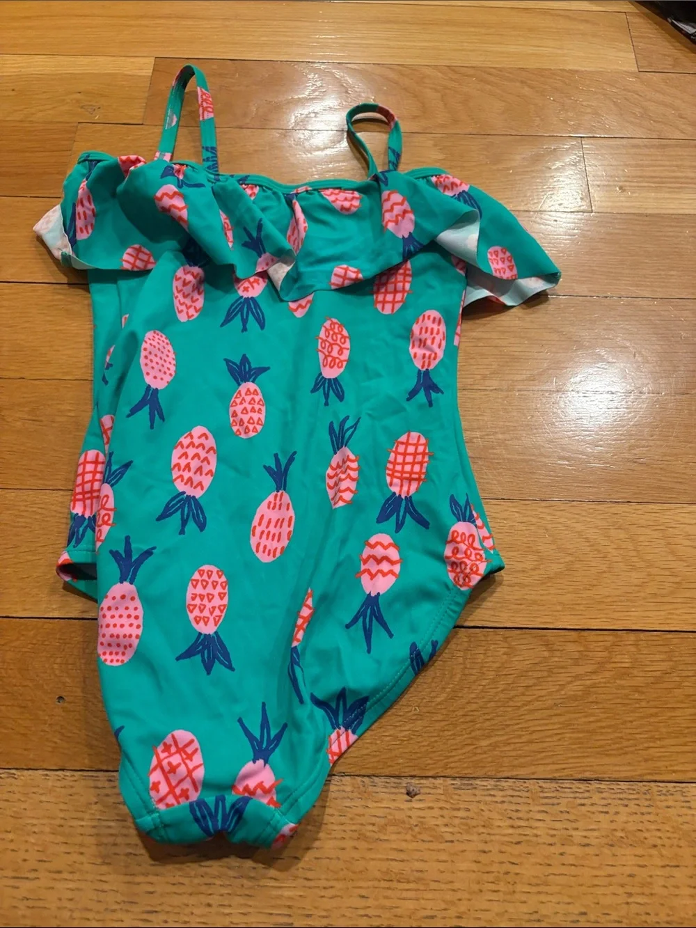 Hanna AnderssonOne-Piece Swimsuit with Pink Pineapple Print